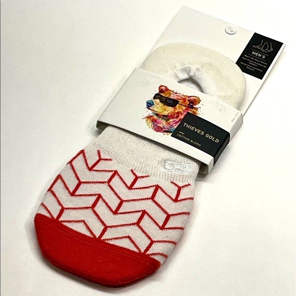 Pair Of Thieves Gold No Show Socks Cotton Blend US 8-12 101105-1126-OS NWT New